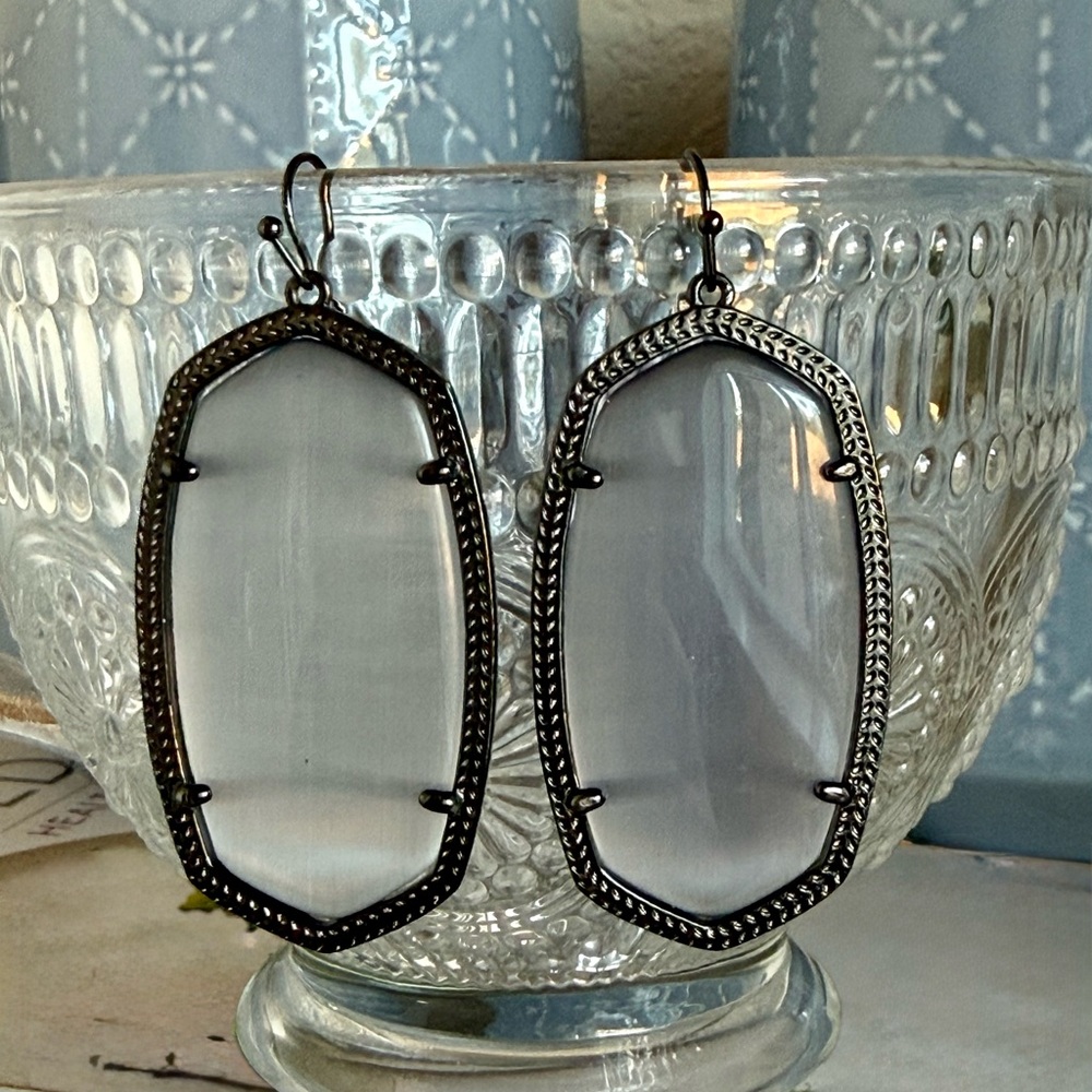 Kendra Scott Dark Grey Earrings